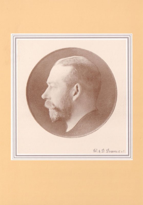 King George V Head Stamp MacKennal Profile London Postcard