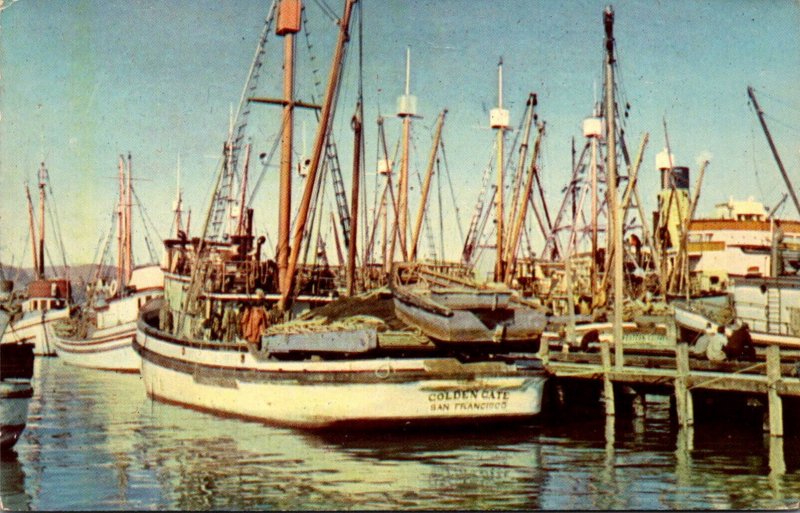 California San Francisco Fisherman's Wharf Fishing Boats