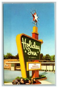 Vintage 1960's Advertising Postcard - Holiday Inn US Route 119 New Stanton PA