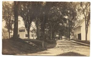 Bolster Mills ME Dirt Street View 1910 RPPC Real Photo Postcard