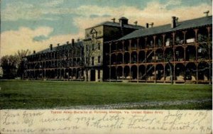 Typical Army Barracks - Fortress Monroe, Virginia