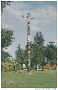 Totem Pole, City Park, KELOWNA, British Columbia, 40-60's