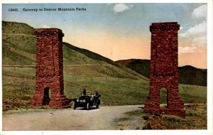 Denver, Colorado - The Gateway to Denver Mountain Peaks - c1920