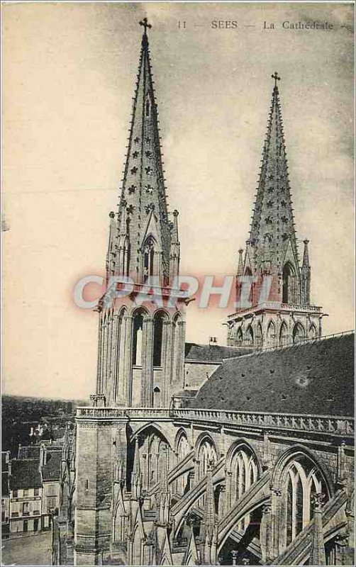 Old Postcard Sees La Cathedrale