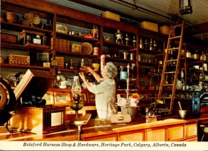 Canada Calgary Heritage Park Botsford Harness Shop & Hardware Interior