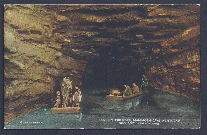 Echo River Mammoth Cave Kentucky unused c1919