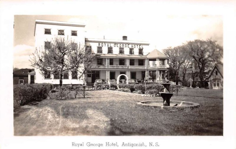 Antigonish Nova Scotia Canada Royal Hotel Real Photo Postcard