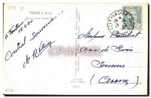 Old Postcard American Monument Tours