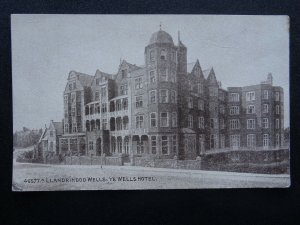 Wales Llandrindod Wells YE WELLS HOTEL c1919 Postcard by Photochrom