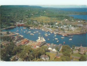 Pre-1980 AERIAL VIEW OF TOWN Camden Maine ME n3282