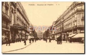Paris - 9 - Avenue of & # 39Opera - Old Postcard