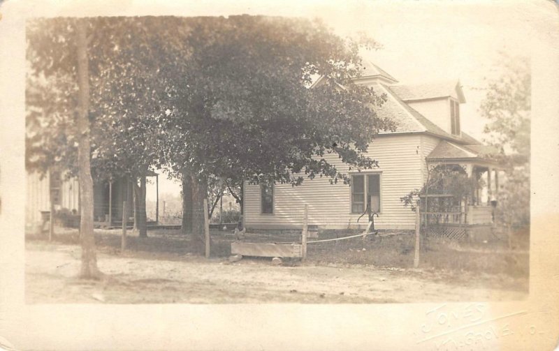 RPPC Mountain Grove, Missouri Ranch House ca 1910s Vintage Real Photo Postcard