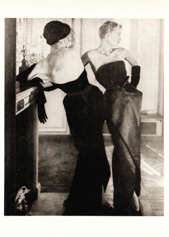 Paris Collection in 1949 Fashion Photo by Horst Modern Postcard