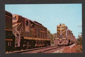 ME Grand Trunk Railroad Train GILEAD MAINE Postcard PC