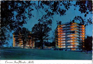 Itasca, IL Illinois  CARSON INN/NORDIC HILLS Hotel~Golf Course 1974 4X6 Postcard