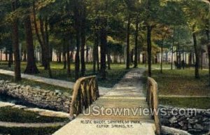 Rustic Bridge, Sanitarium Park - Clifton Springs, New York NY  