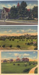 OH   SPRINGFIELD   3 different POSTCARDS postcard