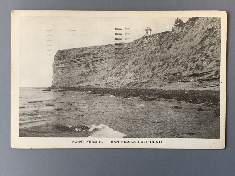 Point Fermin San Pedro CA Litho Postcard A1154085641