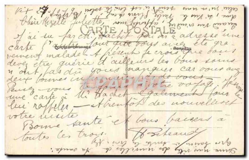 Old Postcard The Abbey Maillezais (XI Century) Rabelais stayed there as relig...