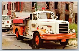 Fire Truck Engine - Fireman Postcard - Baltimore - Maryland - Engine Company #26