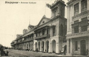 PC CPA SINGAPORE, AVENUE COLLYER, Vintage Postcard (b19617)