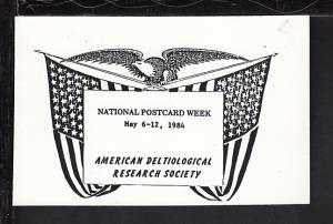 National Postcard Week,Deltiological Society,1984 Postcard 