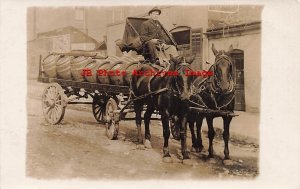 MO, St Louis, Missouri, RPPC, Lemp Brewing Co Horse Drawn Wagon, Beer Barrels