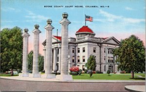 Boone County Court House Columbia MO Postcard PC379