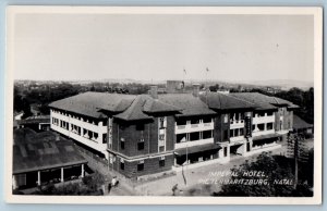 Pietermaritzburg Natal SA Postcard Imperial Hotel c1940's Vintage RPPC Photo