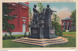 CHAMPAIGN-URBANA , 1930-40s ; Alma Statue , University of Illinois