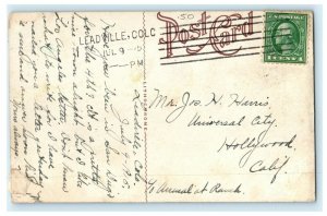 1915 Evergreen Lake Near Leadville Evergreen Colorado CO Antique Postcard