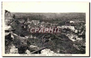 Old Postcard Chemin Des Dames Craonnelle Army