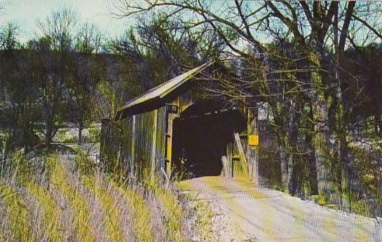 Covered Bridge Mellowed With Age Armstrong Mill Bridge Vermont