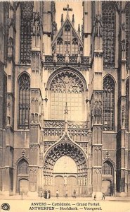 Cathedrale, Grand Portail Anvers Belgium Unused 