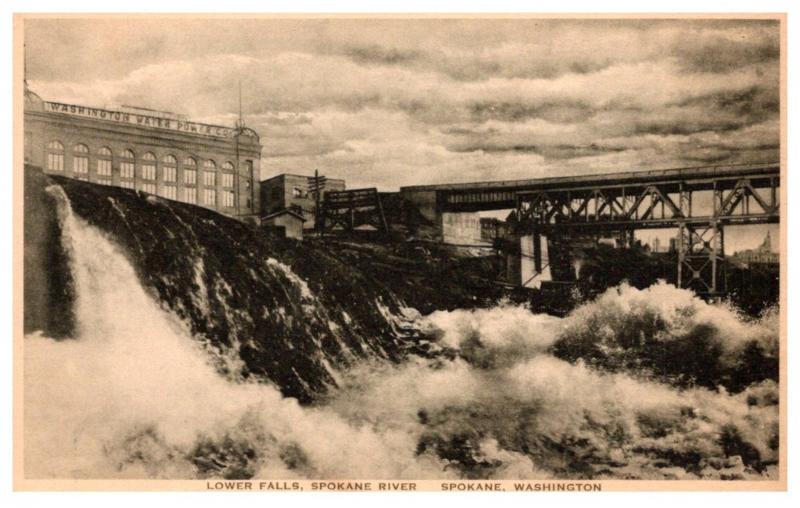 Washington   Spokane , Lower Falls Spokane river