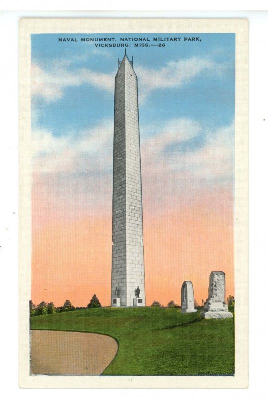 MS - Vicksburg. Nat. Military Park, Naval Monument