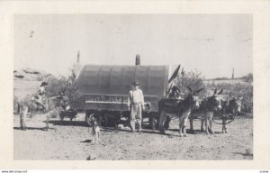 Donkey Pulled Wagon, Idaho, 1960s