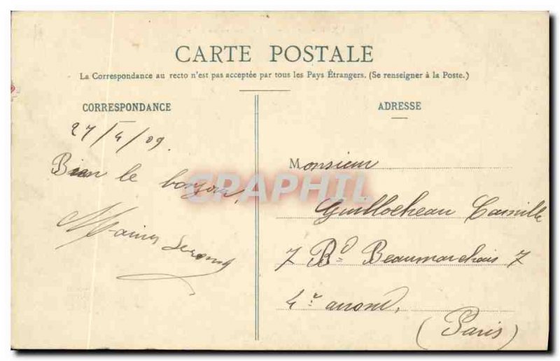 Old Postcard Dreux Barracks Billy Army