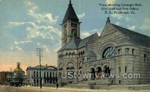 Carnegie Hall, City Hall & Post Office - Pittsburgh, Pennsylvania