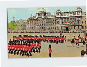 Postcard Trooping the Colour at Horseguards Parade, London, England