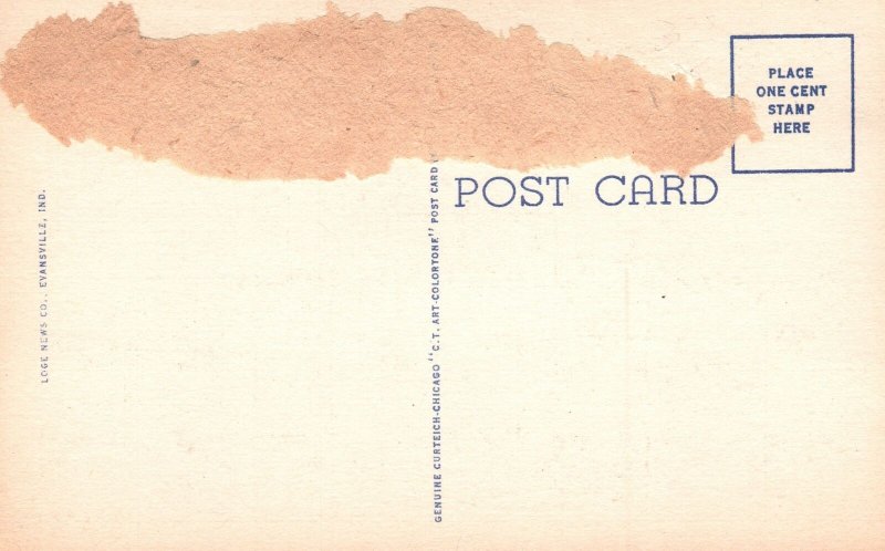 Vintage Postcard Hotel Owensboro U. S. Post Office On Right Owensboro Kentucky