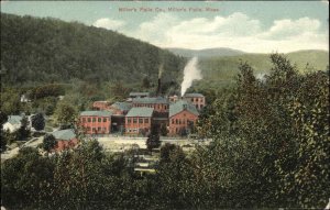 Miller's Falls Massachusetts MA Plant Factory Mill c1920 Vintage Postcard