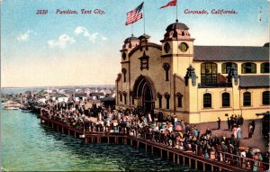 Postcard Pavilion Tent City in San Diego, Coronado, California