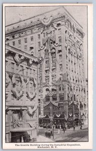 K32/ Rochester New York Postcard c1910 Granite Building Patriotic Expo 468