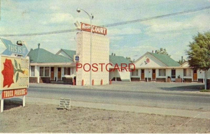 1969 ROSE COURT Dick and Martha Sorensen, Owners ROCK SPRINGS, WY.