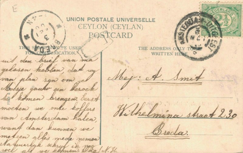 Sri Lanka Ceylon After the day's Labour Ceylon 06.43 