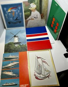 Vintage 1980s Holland America Cruises SS Statendam Dinner Menu Lot of 7