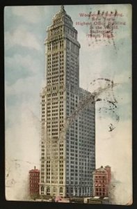 Woolworth Building New York 1912 Success Postal Card Co 1114 