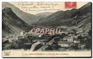 Old Postcard Modane Furnaces and Vallee de Maurienne