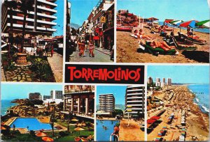 Spain Torremolinos Costa Del Sol Vintage Postcard BS.25